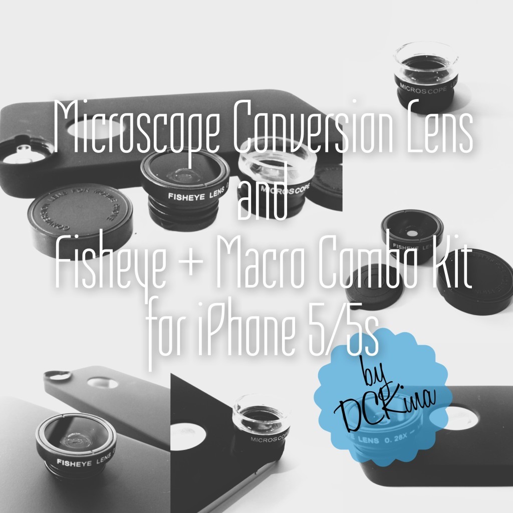 DCKina Microscope Conversion Lens and Fisheye-Macro Kit for iPhone 5/5s