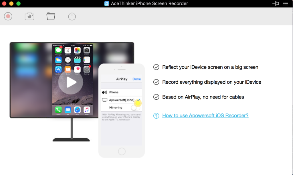 AceThinker iOS Screen Recorder