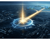 복잡하고 끊어진 웹 환경에서 중앙 허브 역할을 수행하는 링크모음 사이트의 기능 설명 일러스트