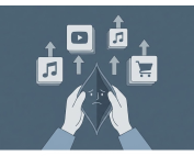 스트림플레이션 현상으로 인해 치솟는 구독료 부담을 느끼는 소비자의 모습과 다양한 OTT 서비스 로고들