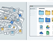 넘쳐나는 정보 속에서 유용한 꿀팁 사이트들을 정리하고 관리하는 것의 중요성을 상징하는 이미지