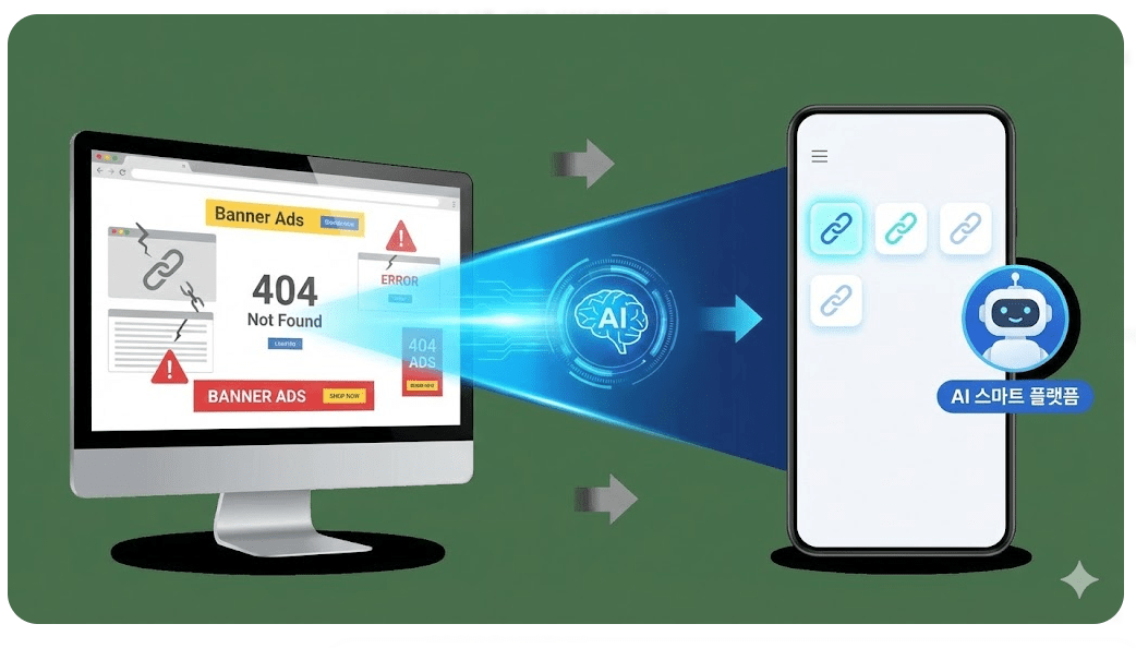 구형 링크모음 사이트의 단점을 극복하고 AI 기술과 클린 UI로 무장한 차세대 주소모음 플랫폼의 등장