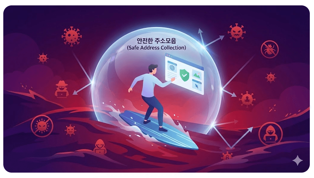 반환 코드와 광고에서 사용자를 보호하는 위치 목록 사이트의 안전 링크 제공 기능