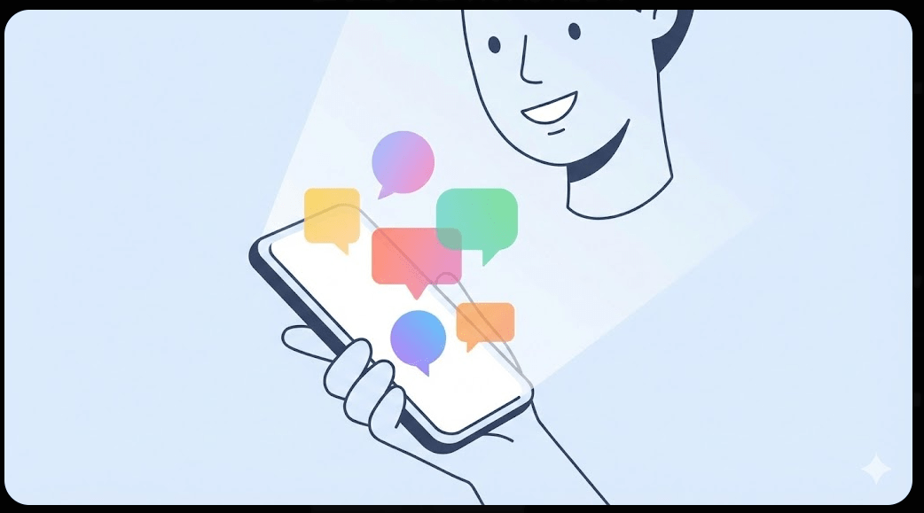 검색 없이 필요한 정보와 링크를 실시간 알림처럼 제공하는 스마트폰 큐레이션 서비스 주소팝의 컨셉 이미지