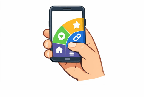 한 손 조작 편의성을 위해 인체공학적으로 설계된 주소몬의 엄지 존 UI 디자인