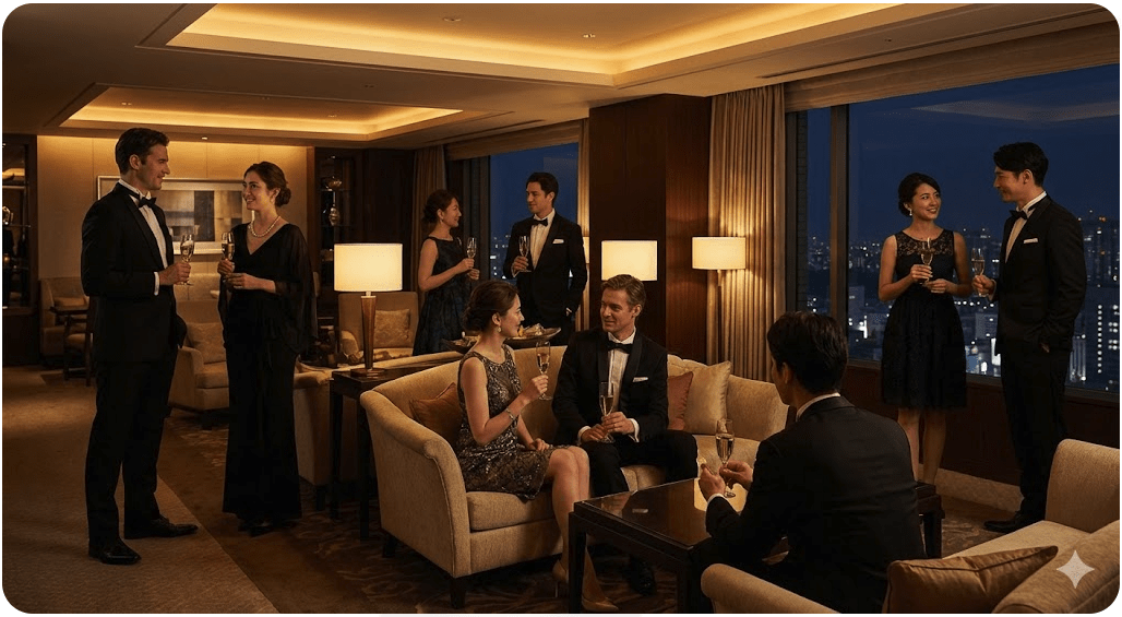 상류층 결혼정보회사 미팅 및 노블레스 파티 현장